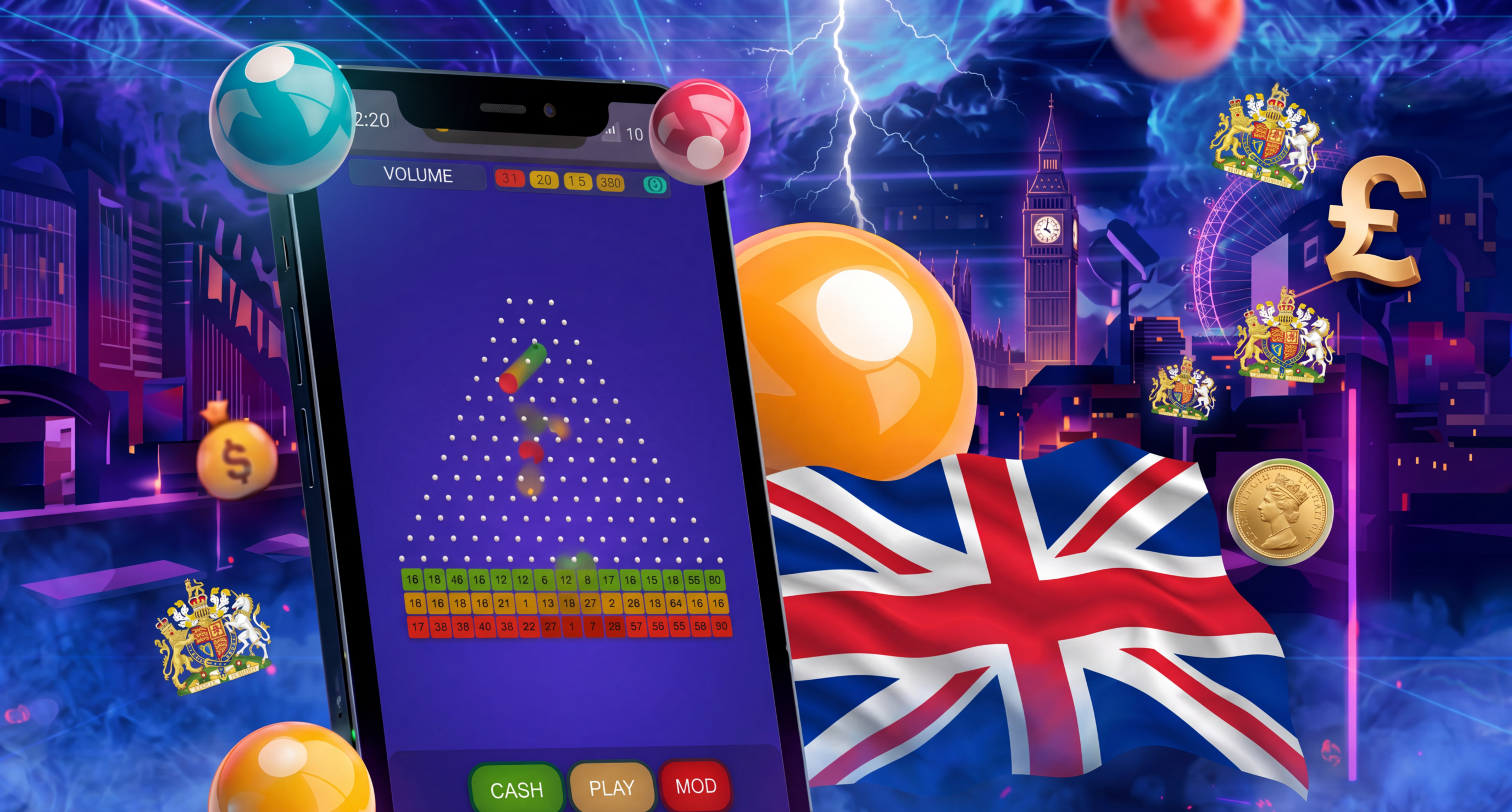 Plinko game board UK — how pegs and multiplier slots work